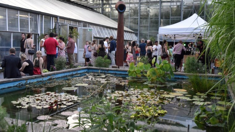 Sommerfest der Universität Jena am 24.06.2016. Das Fest im Griesbachgarten, Botanischen Garten und am Planetarium steht in diesem Jahr unter dem Motto "Brücken bauen"